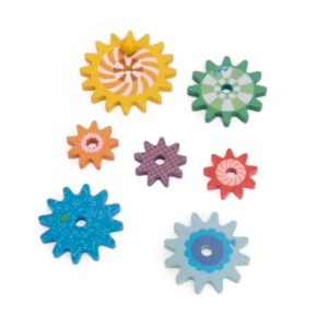 Zahnrad Steckspiel "Les Toupitis" – Bild 3