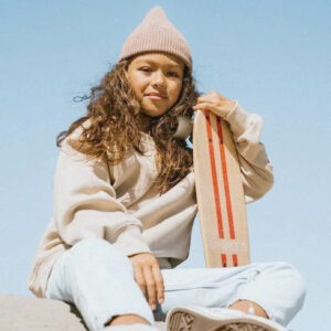 Skateboard von Banwood (rot) – Bild 2