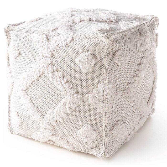 Sitzsack Pouf Samson Cream von benuta – Bild 1