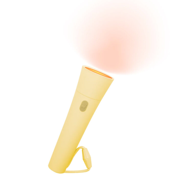 Dimmbare Farbwechsel Taschenlampe (gelb) – Bild 9