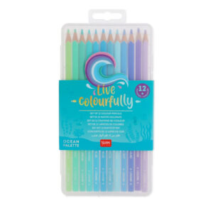 Buntstifte 12er Set Live colourfully (verschiedene Farbpaletten) – Bild 3
