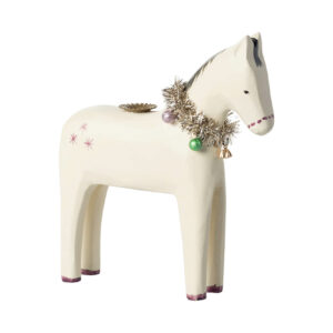 Kerzenhalter aus Holz, Kleines Pferd von Maileg