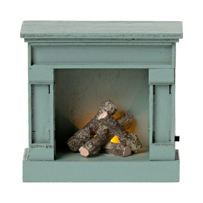 Kamin, Maus von Maileg (blau) – Bild 3