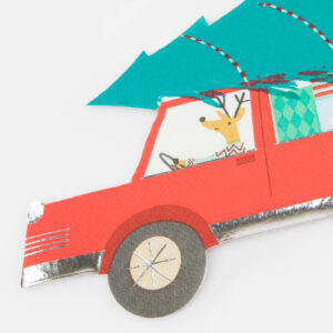 Servietten Fahrendes Rentier von Meri Meri – Bild 2