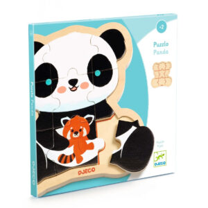 Holzpuzzle Panda (9 Teile) – Bild 2
