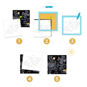 Bastel Set zum Prickeln von DJECO – Bild 4