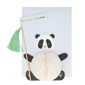 Stand-up Waben Karte Baby Panda von Meri Meri – Bild 2