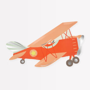 Flugzeug Pappteller von Meri Meri