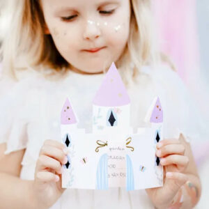 Schloss Einladungskarten (6er Set)