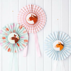 Dekorative Pferde Rosetten