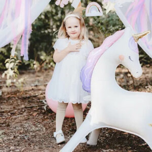 Stehender Einhorn Folienballon – Bild 2