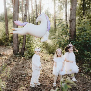 Springendes Einhorn Folienballon – Bild 3