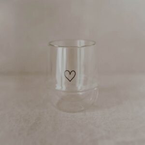 Doppelwandiges Glas "Herz" (verschiedene Größen) – Bild 7