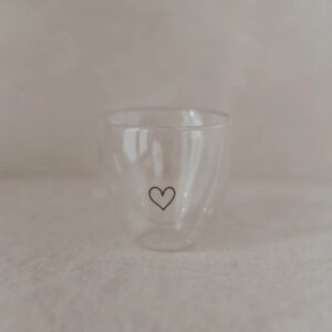Doppelwandiges Herzglas "Herz" (100 ml) – Bild 4