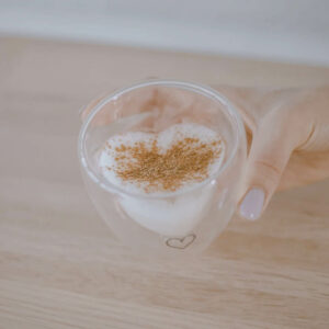 Doppelwandiges Herzglas "Herz" (100 ml)