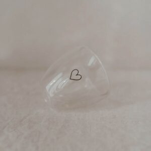 Doppelwandiges Herzglas "Herz" (100 ml) – Bild 6