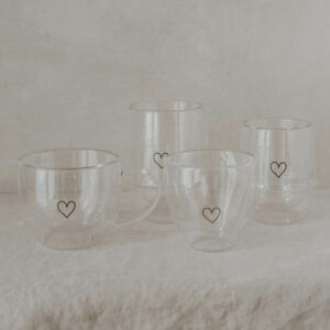 Doppelwandiges Herzglas "Herz" (100 ml) – Bild 7