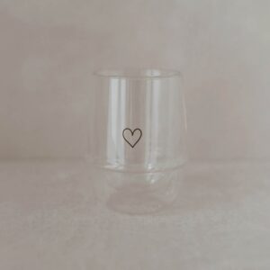Doppelwandiges Glas "Herz" (verschiedene Größen) – Bild 16