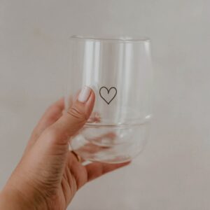 Doppelwandiges Glas "Herz" (verschiedene Größen) – Bild 13