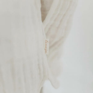 Schlupfbluse "White" aus Musselin – Bild 4