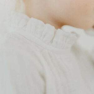 Schlupfbluse "White" aus Musselin – Bild 5