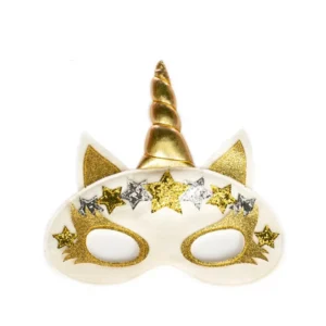 Maske Unicorn Gold
