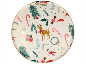 Pappteller "Festliche Motive" von Meri Meri