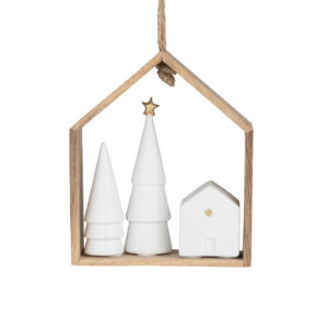 Baumschmuck Häuschen "Waldhütte"