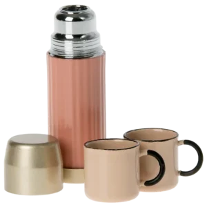 Thermoskanne und Tassen (Soft Coral) von Maileg