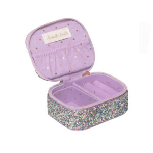 Lilac Confetti Glitter Mini-Schmuckkästchen – Ansicht 2