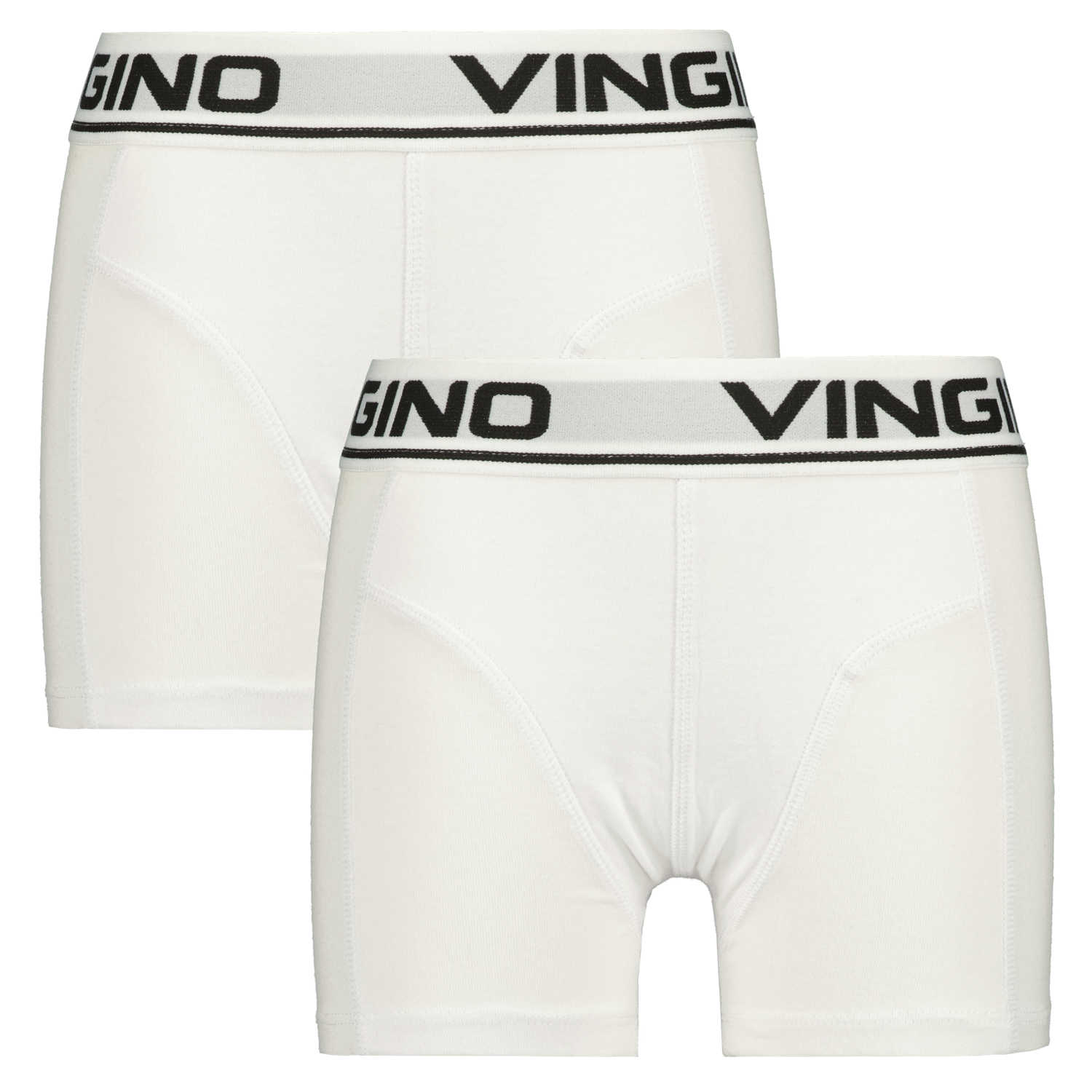 NOOSKBN72504_BOYS BOXER (2-PACK)_Real White_FRONT Boxer Shorts von Vingino (2er Packung, Real White) – Bild 1