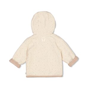 Wendejacke mit Kapuze AOP - The Magic is in You (Taupe Melange) – Bild 2
