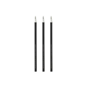Ersatzminen für löschbare Gelstifte (3er-Set, schwarz)