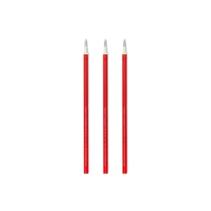 Ersatzminen für löschbare Gelstifte (3er-Set, rot)