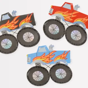 Monster Trucks Pappteller von Meri Meri