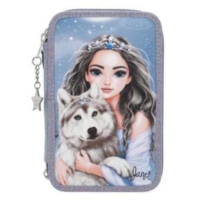 3 Fach Federtasche Wolf von TOPModel