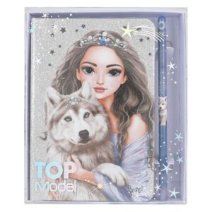 TOPModel Notizbuch & Bleistift "Wolf"