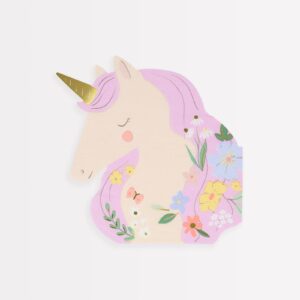 Wiesen Einhorn Servietten von Meri Meri