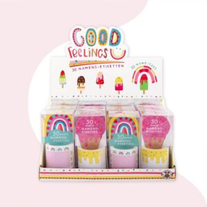 Namensetiketten "Good Feelings"