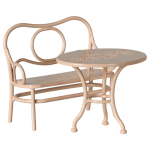 Café-Set, Maus, groß (blassrosa)