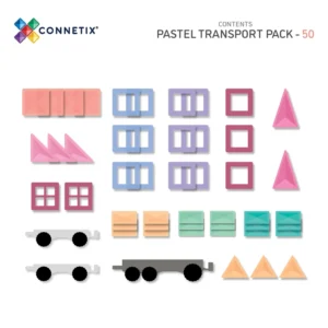Magnetbausteine "Pastel Transport Pack" (50 Teile) – Bild 3