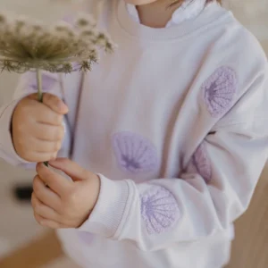 Oversized Sweatshirt mit Muschel Applikationen – Bild 3