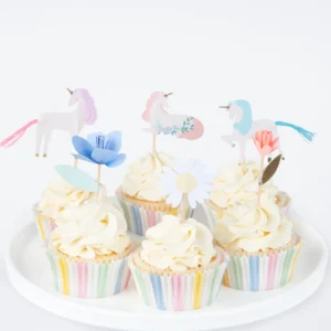 Wiesen Einhorn Cupcake-Topper von Meri Meri