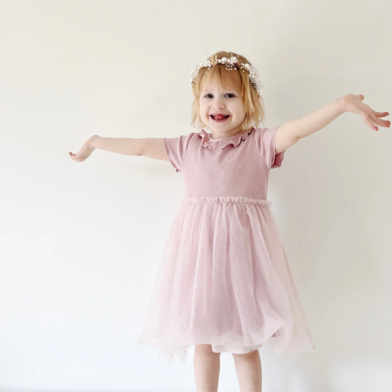 Tuellkleid_mauve1 Sommerliches Tüllkleid aus Bambus (mauve) – Bild 1