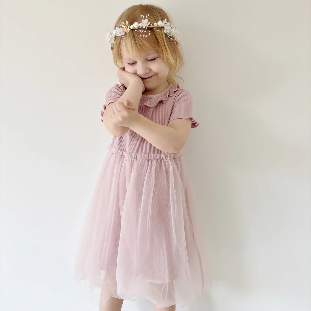 Tuellkleid_mauve2 Sommerliches Tüllkleid aus Bambus (mauve) – Bild 2