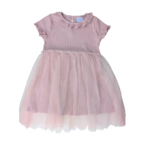 Sommerliches Tüllkleid aus Bambus (mauve) – Bild 3