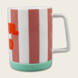 Porzellan-Set "Schulkind" Streifen, Flieder und Pink – Bild 7