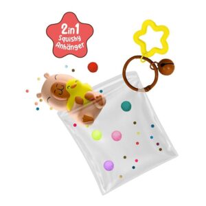 Squishy Capybara mit Schlüsselanhänger – Bild 4