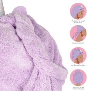 Turban-Handtuch für die Haare "Love my Hair" – Bild 7