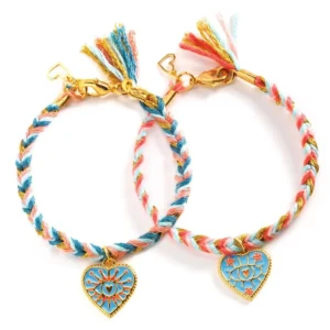 Freundschafts Armbänder Bastel-Set "Herzen" – Bild 2